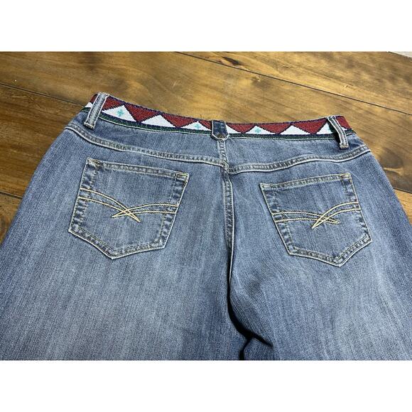 DOUBLE D RANCH Womens Size 11 Beaded Western Jeans ALTERED - Picture 9 of 12